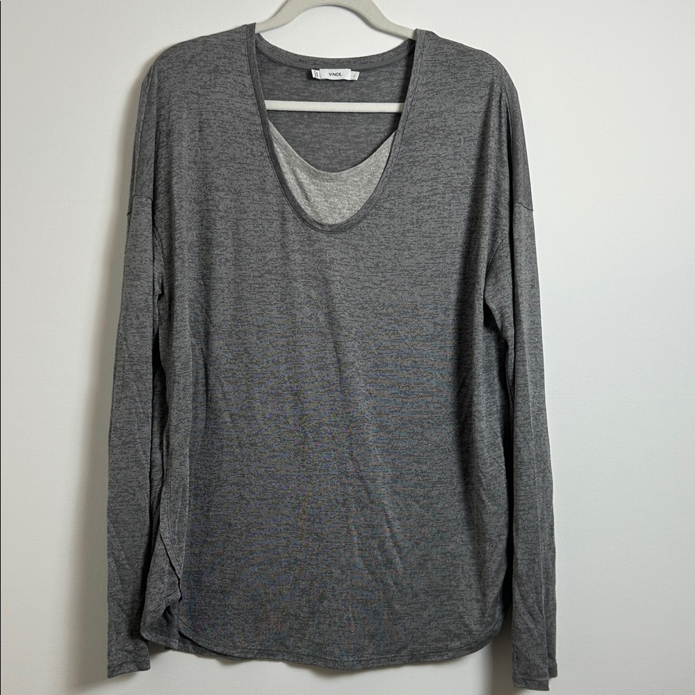 VINCE womens long sleeve top large